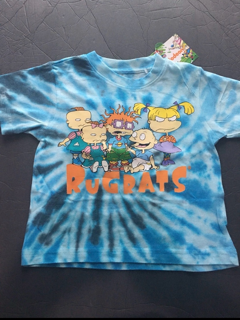 Blue Tie-Dye Kids Tee Size 4